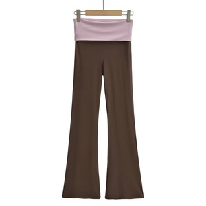 Pantalones de Yoga de cintura alta para exteriores, pantalones de entrenamiento de secado rápido para mujer, pantalones de lana de peso medio, pantalones de pijama lisos para Fitness - Product Image 5