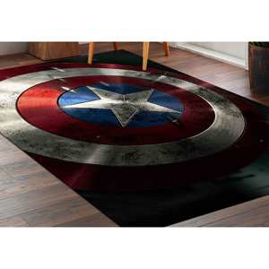 Alfombra Estampada de Capitán América de Marvel, Alfombra de Terciopelo Moderna y Antideslizante para Habitación Infantil, Regalo - Product Image 2