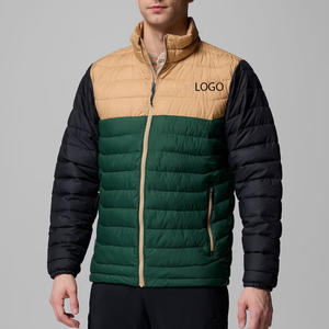 Chaquetas Acolchadas con Bloques de Color, Logotipo Personalizado de Alta Calidad, Ropa Especial de Invierno, Cálida y Cómoda, Estilo Casual - Product Image 1