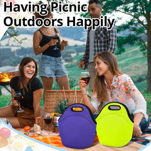 Sac isotherme pour déjeuner en néoprène, réutilisable, pour la sublimation, pour le bureau, l'école, le camping - Product Image 6