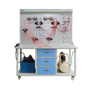 Dispositivo de entrenamiento hidráulico y neumático controlado por PLC, equipo de entrenamiento educativo, equipo didáctico - Product Image 1