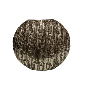 Jarrón de Metal Pulido Brillante de Primera Calidad con Diseño Decorativo Perfectamente Elaborado para Exhibición Elegante de Flores con Acabado en Oro Crudo - Product Image 1