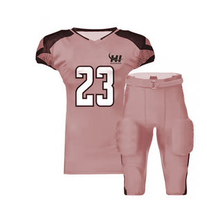 Tenue d'équipe de football américain, uniforme de football américain de haute qualité, couleur personnalisée, 100% polyester, en vente en ligne - Product Image 1