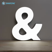 Lettres en relief LED 3D personnalisées sans bordure, éclairées par l'avant, en acrylique et acier inoxydable, signalétique publicitaire commerciale, montage mural, IP67