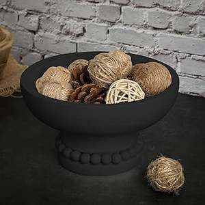 High Selling Classical Fruits <b>Bowls</b> <b>Small</b> Pedestal Base Custom Brown Polished Wood Serving <b>Bowls</b> Salad <b>Bowl</b> Home Decor - Product Image 2