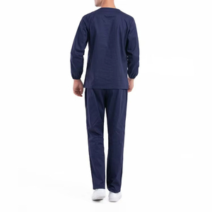 Ensemble de Blouse et Pantalon Médical Unisexe Personnalisé de Haute Qualité – Tenue d'Hôpital Respirante et Confortable en Spandex pour Médecin – Vente en Gros - Product Image 3