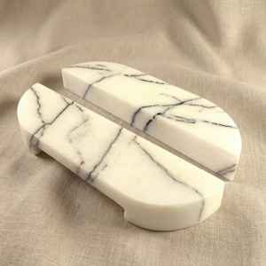 มือจับประตูหินอ่อนสไตล์อาร์ตเดโคสุดหรูจาก TCE สำหรับบ้าน สำนักงาน โรงแรม ตู้เสื้อผ้า ทนทาน คุณภาพพรีเมียม ผลิตด้วยมือ - Product Image 2