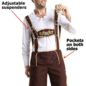 Pantalones Cortos de Oktoberfest 2025 para Hombre, Estilo Bávaro Alemán, Hip Hop, para Adultos, Halloween, Gimnasio, Correr - Product Image 3