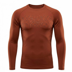 Training <b>Compression</b> <b>Shirts</b> <b>Men</b> Lightweight Breathable Long Sleeve Sports Running Fitness Workout Athletic Performance Wear - Product Image 1