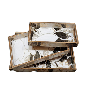 Plateau imprimé décoratif en bois meilleur design Plateau de petit déjeuner en bois d'impression personnalisée pour la maison toutes les tailles Cupcakes top design - Product Image 3