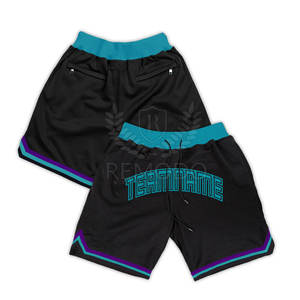 Shorts de basket-ball respirants, couleur et logo personnalisés, 100% polyester, entraînement sportif, vente en gros - Product Image 3
