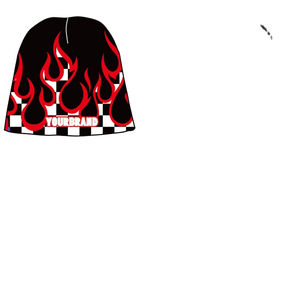 Bonnets Unisexe avec logo personnalisé Hiver Impression Numérique Jacquard Tricot Personnalisé Patch Bonnets Chapeaux détresse strass bonnets - Product Image 4