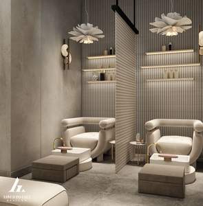 Modern Luxury <b>Salon</b> & Barbershop <b>Furniture</b> Wood Design with Drawers for Gym Hotel Mall & Outdoor Use - Product Image 3
