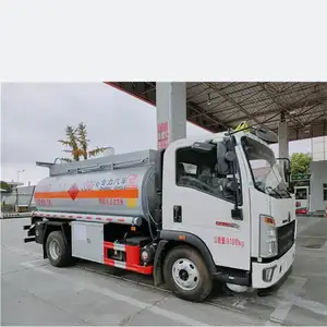 ISUZU 6000-Liter-Kraftstofftankspender Lkw Ölspender Lkw manuelle Bedienung gebrauchter Tank 500 Auto Kohlenstoffstahl/Edelstahl 4*2