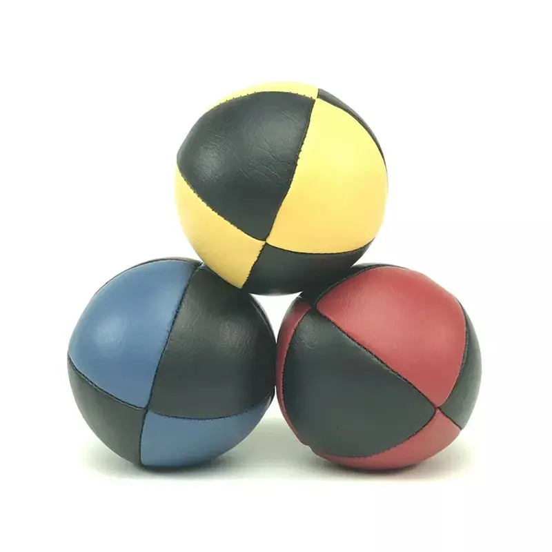 चमड़े कस्टम भरवां गेंद रंगीन करतब दिखाने गेंद