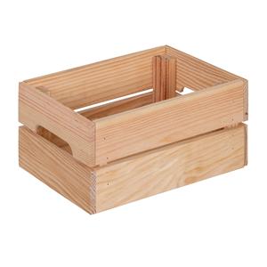 Caja de Almacenamiento Decorativa de Madera Maciza en Tono Natural Well Home, 20x15x30cm - Product Image 1