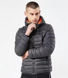 Meilleure qualité hommes grande taille doudoune hiver chaud bouffant veste col montant respirant tricoté tissu grande taille - Product Image 2