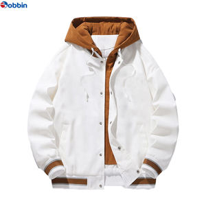 Veste de baseball varsity pour homme de haute qualité personnalisée, nouvelle tendance, tout-aller, veste d'hiver à capuche pour étudiant, tissu en toile - Product Image 2