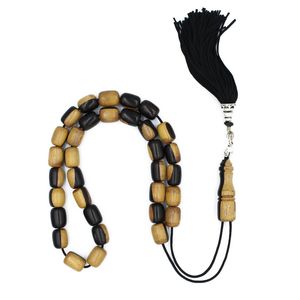 Tasbih ไม้หรูหราที่ออกแบบมาสำหรับการนมัสการอิสลามที่เงียบสงบโดยมีลูกปัดอธิษฐานทำจากไม้ธรรมชาติที่มีน้ำหนักเบา - Product Image 5