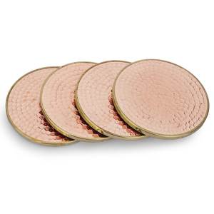 Dessous de verre en marbre vert naturel Porte-bouteille Accessoires en marbre vert Sous-verres décoratifs Sous-verres de luxe Protection de table 2023 - Product Image 5