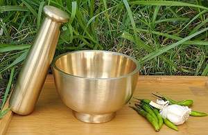 ครกและสากทำด้วยมืองานหัตถกรรมทำมือสินค้าขายส่ง - Product Image 3