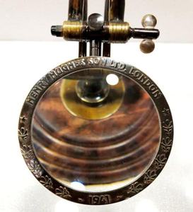 Brass Adjustable <b>Desk</b> Magnifier Unique <b>Desk</b> <b>Gift</b> Magnifier Brass Magnifier <b>Gift</b> Item - Product Image 3