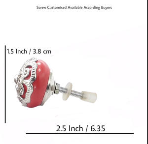 Boutons en céramique de fleurs en filigrane marocain personnalisé moderne multi-usage poignée de tiroir armoire cuisine chambre à manger - Product Image 3