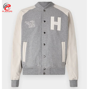 Vestes d'hiver unisexes de haute qualité avec broderie, uniforme de baseball personnalisé, polaire décontracté, style universitaire - Product Image 6