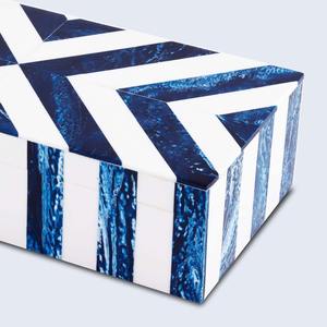 กล่องเก็บของหรูหรา MDF และเรซิ่นฝังลาย ขายดี กล่องจัดระเบียบเครื่องประดับแบบกำหนดเอง กล่องเก็บของตกแต่งรุ่นล่าสุด - Product Image 4