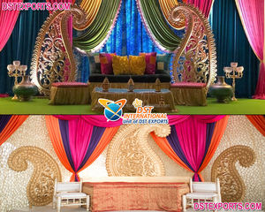 Sangeet ของตกแต่งเวทีงานแต่งงานของชาวอินเดียนแดงอุปกรณ์ประกอบฉากรูปเค้กสำหรับผู้หญิงอุปกรณ์ประกอบฉากพิเศษเจ้าสาวออสเตรเลีย - Product Image 6