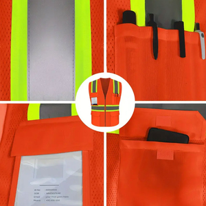 Gilet de sécurité réfléchissant imperméable haute visibilité de qualité supérieure vêtements réfléchissants de sécurité pour une visibilité améliorée tous temps - Product Image 3