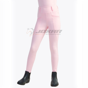 ถุงน่องสำหรับฝึกขี่ม้าเอวสูงของผู้หญิงเนื้อผ้าสัมผัสนุ่มเหมาะสำหรับใส่สบายยืดหยุ่นและขับขี่ตอนกลางวัน - Product Image 1