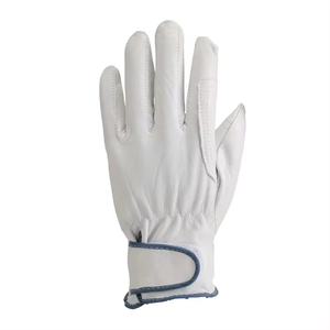 Gants de conduite en cuir véritable grain de vache à haute durabilité Gants de sécurité multifonctions - Product Image 4