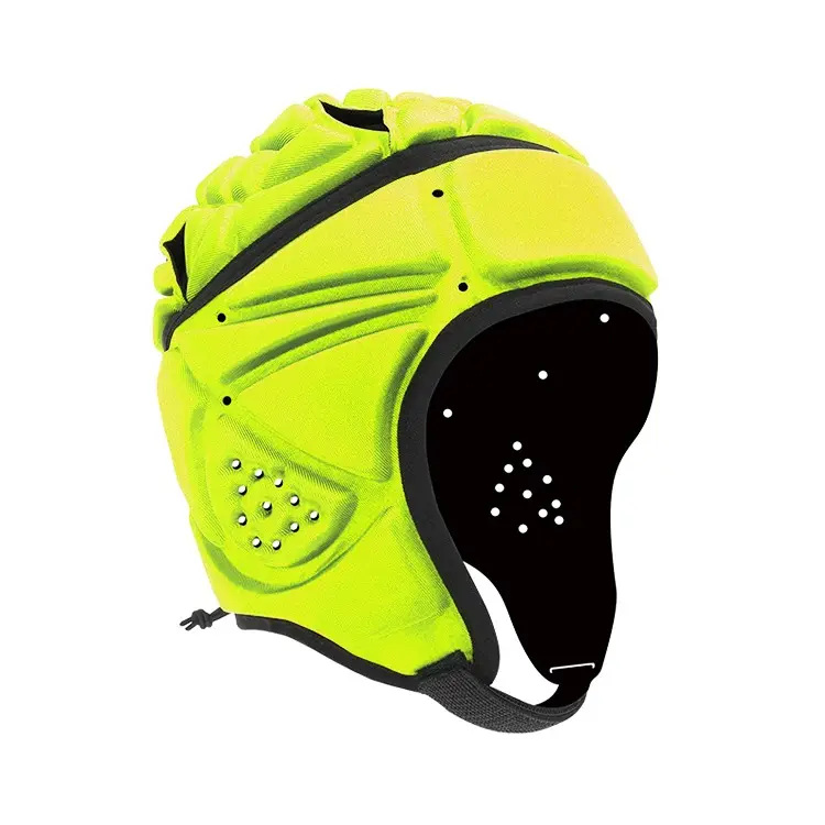 Hoofd Guard Verstelbare Head Protector Training Soft Shell Gewatteerde Helm Voor Voetbal Met Kanten Uw Logo