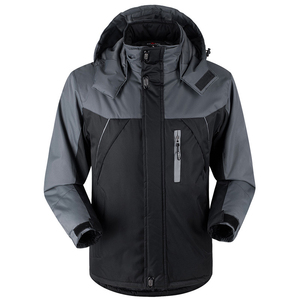 Vestes en Softshell de qualité supérieure pour hommes, à manches longues, style Letterman, en laine, pour l'université - Product Image 6