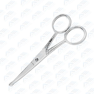 กรรไกรตัดปะสเตนเลสสตีลกรรไกรตัดขอบคิ้วแบบโค้งขนาดเล็กสำหรับฤดูใบไม้ผลิ - Product Image 5