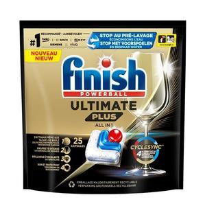 Tablettes lave-vaisselle Finish Ultimate Plus Powerball tout-en-un, paquet de 25 (taille pratique) - Product Image 3