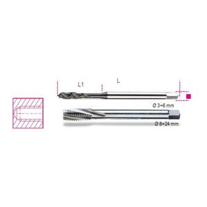 Machos de máquina de paso grueso BETA HSS para agujeros ciegos Multi-Pack - Product Image 1