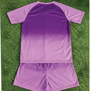 ชุดฟุตบอลสีพื้นเสื้อฟุตบอลสไตล์ใหม่ล่าสุด - Product Image 3