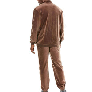 Trajes Deportivos de Terciopelo para Hombre, Diseño Ajustado para Uso Casual, Trajes Deportivos de Terciopelo de Manga Larga para Hombre - Product Image 2