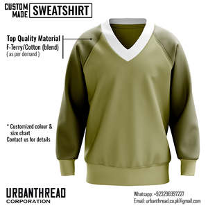 เสื้อสเวตเชิ้ตแขนยาวคอกลมผ้าเทอร์รี่วินเทจสำหรับผู้ชาย ผ้าฝ้าย 100% เหมาะสำหรับฤดูหนาว ทรงพอดีตัว ใส่ได้ทั้งชายและหญิง แฟชั่นสตรีทแวร์ สั่งทำได้ - Product Image 4
