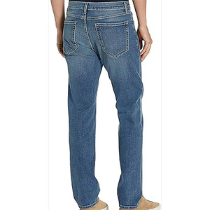 Jean en denim à coupe décontractée, technique délavée à l'acide et effet soleil, fabrication en usine, design haute performance, personnalisez votre style, jean pour homme - Product Image 3