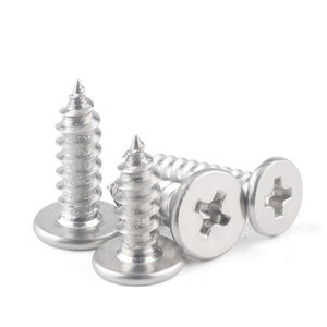 สกรูเกลียวปล่อยหัวแบนบางพิเศษ ฟิลลิปส์ <span class=keywords><strong>CA</strong></span> สแตนเลส ขนาด M1.4 M2 M2.3 M2.6 M3 M3.5 M4 M5 M6 M8 - Product Image 1