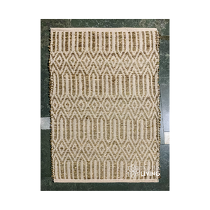 Tapis de jute décoratifs pour le salon Tapis naturel tissé à la main pour des intérieurs écologiques - Product Image 4