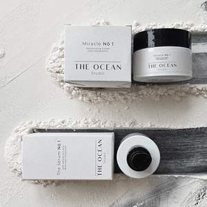 Boîtes d'emballage de dossiers de logo en relief haut de gamme personnalisés pour la crème pour le visage cadeau sérum soins de la peau modèle d'expédition d'affichage au détail alimentaire - Product Image 1