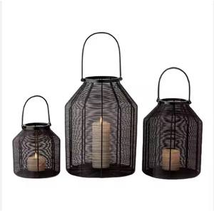 โคมไฟโลหะสีทองเชิงเทียนเชิงเทียนเชิงเทียนเชิงเทียนที่แขวนคริสต์มาสโคมไฟเหล็กสำหรับตกแต่งบ้านวันอีสเตอร์วาเลนไทน์ - Product Image 1