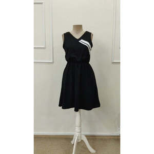 Jane's Women's Casual Viscose A-Line Mini <b>Dress</b> with Spaghetti Straps, V-Neck, and Shirred <b>Elastic</b> Waist for Summer Daily Wear - Product Image 4