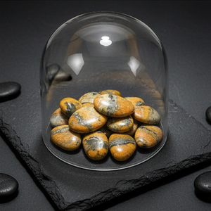 Natural Yellow <b>Bumble</b> <b>Bee</b> Jasper Loose Gemstone Supply For <b>Jewelry</b> Manufacturing Factory Wholesale Buyers Industrial Export Use - Product Image 3