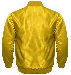 Bomber universitaire en satin unisexe, couleurs vives, sensation douce, parfait pour les promotions et les équipes - Product Image 5