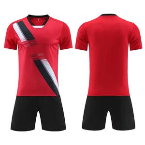 Ensemble de maillot de football à manches courtes pour hommes Nom et numéro personnalisés Uniforme de football bleu pour adultes pour garçons - Product Image 5